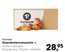 HANOS Pastridor Roombotercroissants aanbieding