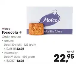 HANOS Molco Focaccia aanbieding