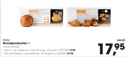 HANOS Bridor Bun 'n' roll - minipack - doos 20 stuks - 85 gram aanbieding