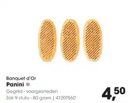 HANOS Banquet d'Or Panini aanbieding