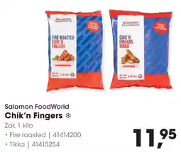 HANOS Salomon FoodWorld Chik'n Fingers aanbieding