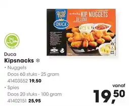 HANOS Duca Kipsnacks aanbieding