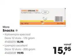 HANOS Mora Snacks aanbieding