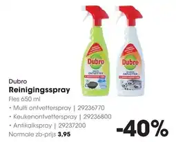 HANOS Dubro Reinigingsspray aanbieding