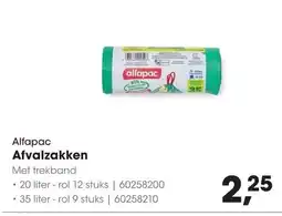 HANOS Alfapac Afvalzakken aanbieding