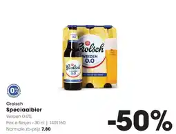 HANOS Grolsch Speciaalbier aanbieding