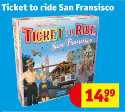 Kruidvat Ticket to ride San Fransisco aanbieding