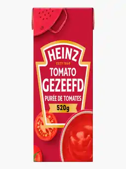 Flink Heinz gezeefde tomaten aanbieding