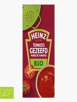 Flink Heinz Tomato gezeefd biologisch aanbieding