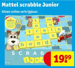 Kruidvat Mattel Scrabble Junior aanbieding