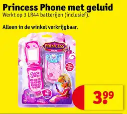 Kruidvat Princess Phone met Geluid aanbieding