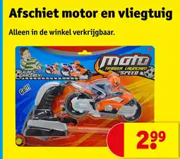 Kruidvat Afschiet motor en vliegtuig aanbieding