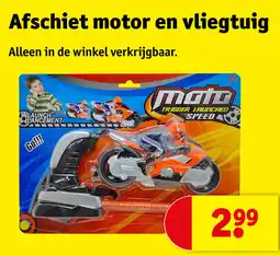 Kruidvat Afschiet Motor en Vliegtuig aanbieding
