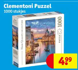 Kruidvat Clementoni puzzel aanbieding