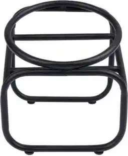 Intratuin District 70 voerstandaard Butler zwart 14 x 14 x 12,5 cm aanbieding