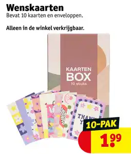 Kruidvat Wenskaarten aanbieding