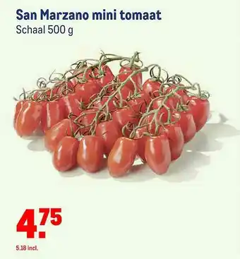 Makro San Marzano Mini Tomaat aanbieding