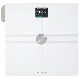 MediaMarkt Withings Body Comp Lichaamsanalyseweegschaal Wit aanbieding