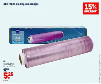 Makro Alle Folies En Diepvrieszakjes 15% Korting aanbieding