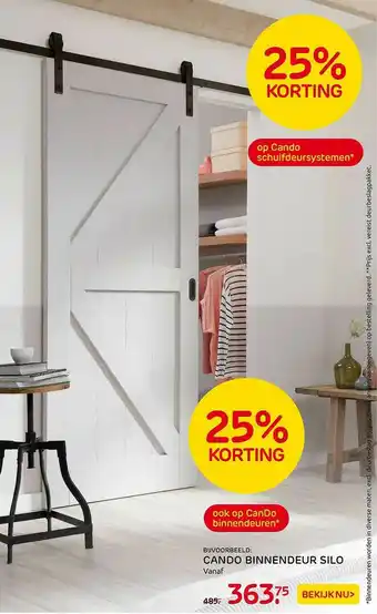 Praxis Cando Binnendeur Silo 25% Korting aanbieding