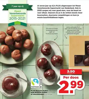 PLUS Plus Bossche Bollen, Midi Bossche Bollen Of Chocosoesjes aanbieding