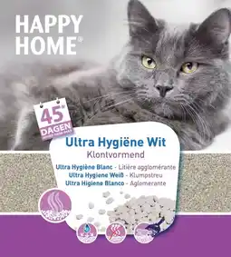 Pets Place Happy Home Ultra Hygiëne Wit - Kattenbakvulling - 10 l aanbieding