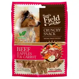 Pets Place Sam's Field Crunchy Cracker - Hondensnacks - Rund Appel Wortel 200 g aanbieding