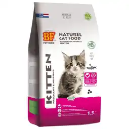 Pets Place Bf Ncf Kitten Pregnant&Nursing - Kattenvoer - Kalkoen Vis Kip 1.5 kg aanbieding