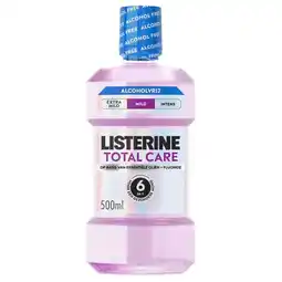 Trekpleister Listerine Total Care Mild Mint Mondspoeling aanbieding