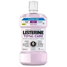Trekpleister Listerine Total Care Mild Mint Mondspoeling aanbieding