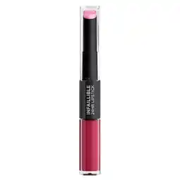 Trekpleister L'Oréal Paris Infaillible 24H 216 Relentless Rose Lipstick aanbieding