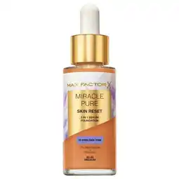 Trekpleister Max Factor Miracle Pure Skin Reset 80-85 Medium 2-in-1 Serum Foundation aanbieding