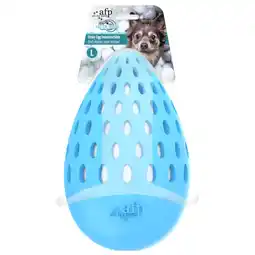 Pets Place All For Paws Holey Egg Indestructible L - Hondenspeelgoed - Ø9.6x15.5 cm Blauw aanbieding