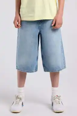 Wehkamp America Today denim short - lichtblauw aanbieding