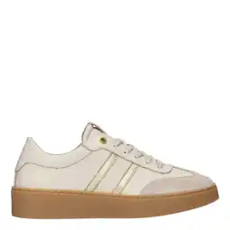 Wehkamp Tango Nynke 2 a leren sneakers ecru/goud aanbieding