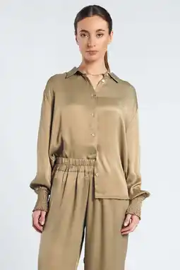 Wehkamp Spooq the label blouse olijfgroen aanbieding
