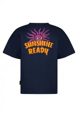 Wehkamp Vingino T-shirt met backprint donkerblauw aanbieding