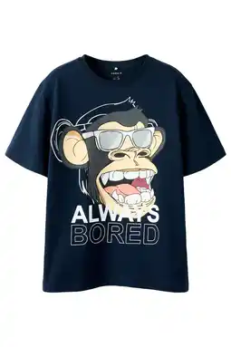 Wehkamp NAME IT KIDS T-shirt donkerblauw aanbieding