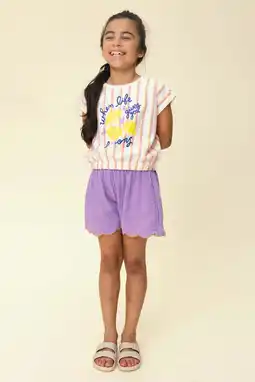 Wehkamp LOOXS little gestreept T-shirt roze aanbieding