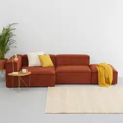Wehkamp NOUS Living hoekbank links Igor met hocker aanbieding