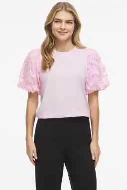 Wehkamp VILA top lichtroze aanbieding