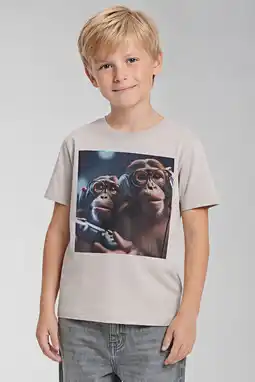 Wehkamp NAME IT KIDS T-shirt greige aanbieding