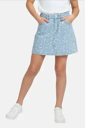 Wehkamp Cars denim spijkerrok light blue denim aanbieding