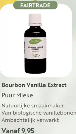 Puur Mieke Bourbon Vanille Extract aanbieding