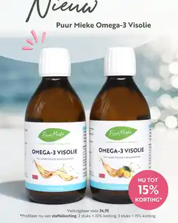 Puur Mieke Puur Mieke Omega-3 Visolie aanbieding