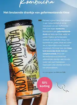 Puur Mieke Rudy's Kombucha aanbieding