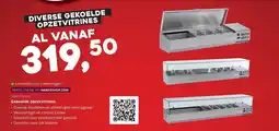 HANOS Diverse gekoelde opzetvitrines aanbieding