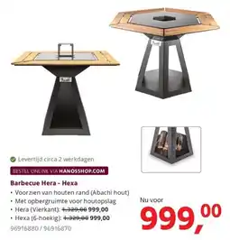 HANOS Barbecue Hera - Hexa aanbieding
