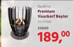 HANOS RedFire Premium Vuurkorf Baylor aanbieding