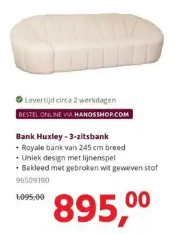 HANOS HANOS Huxley - 3-zitsbank aanbieding